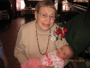 babies are nothing new for Great Grandma